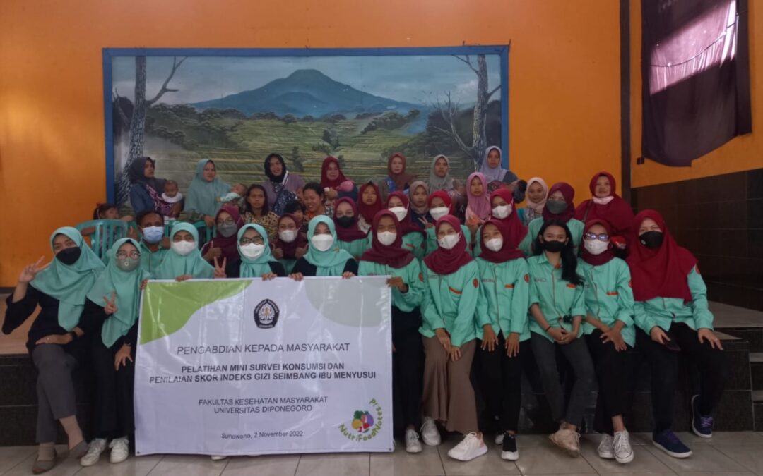 Public Health Nutrition Department, Faculty of Public Health, Universitas Diponegoro was Conducts Nutrition Education and Training on Dietary Surveys to Cadres and Breastfeeding Mothers in Agricultural Areas, Semarang Regency