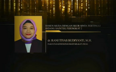 Penghargaan yang Diraih oleh Fakultas Kesehatan Masyarakat pada Malam Anugerah Penghargaan Universitas Diponegoro Tahun 2022