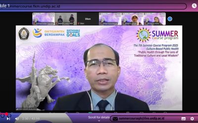 FKM UNDIP Perkuat Jejak Global lewat Summer Course ke-7 Bertema Kearifan Lokal dalam Kesehatan Masyarakat; “Community Participation in Public Health: Public Health Through the Lens of Traditional Culture and Local Wisdom”