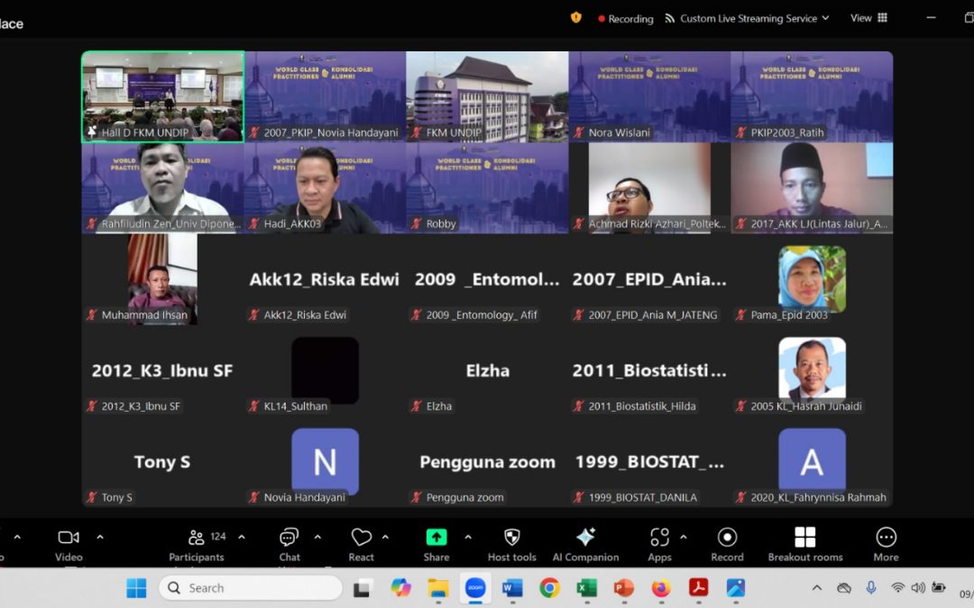 FKM UNDIP ALUMNI CONSOLIDATION SUCCESSFULLY CARRIED OUT ONLINE